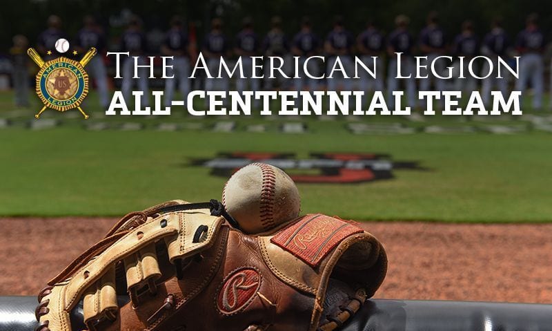American Legion Baseball All Centennial Team - baseball glove and mitt 