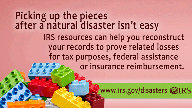 IRS disasters graphic