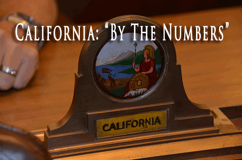 California “By The Numbers”