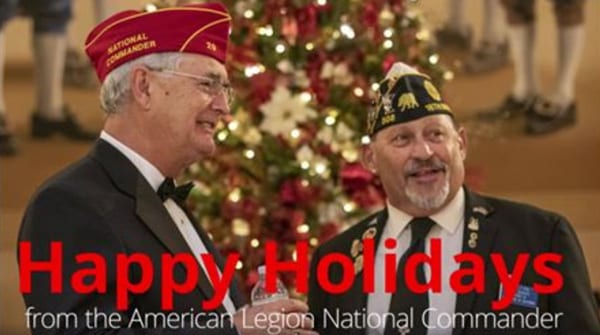 Happy Holidays from the American Legion National Commander