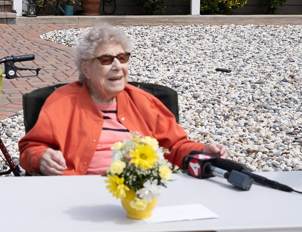 Legion Riders Celebrate 100th Birthday of Chief Conley