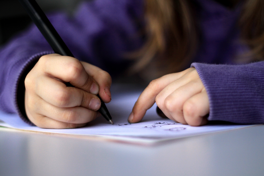 a child drawing