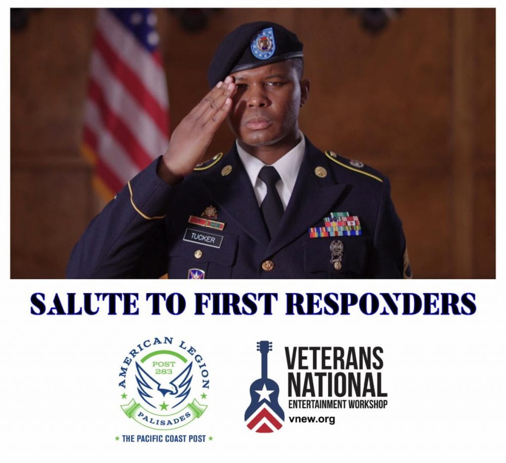 Pacific Palisades 283 "salute to first responders" event flyer