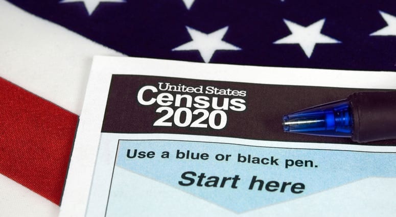 census 2020 form and pen