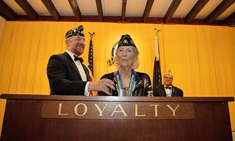 Marine veteran Anna Brown was a California American Legion staple
