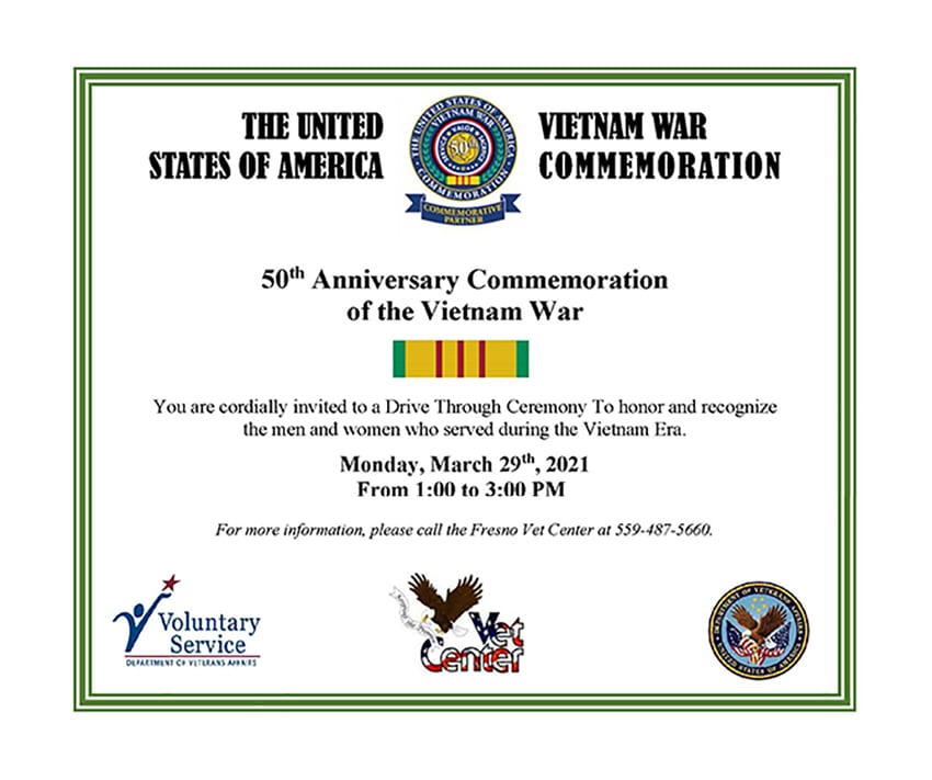 50th Vietnam Anniversary Commemoration Drive Through