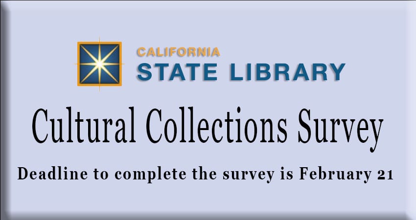 CA State Library - Cultural Collections Survey