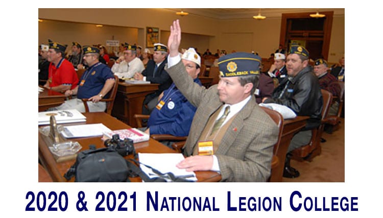 Update: 2020 & 2021 National Legion College