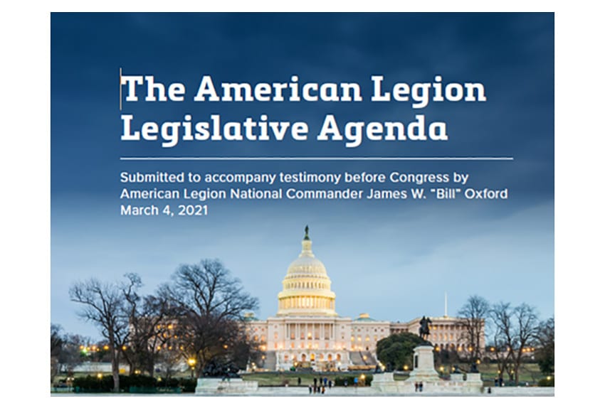 The American Legion 2021 Legislative Agenda