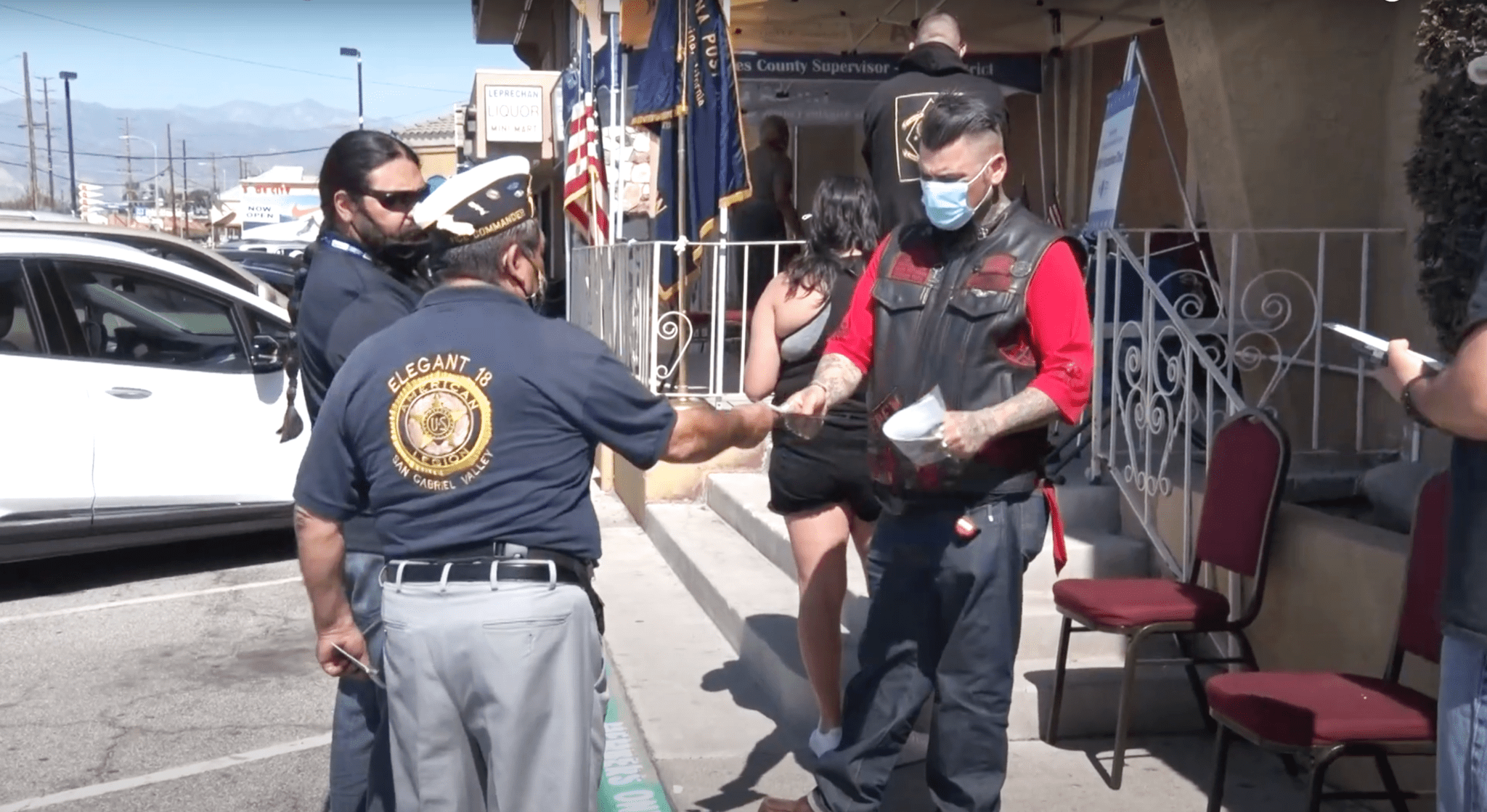 WATCH: Veterans vaccinated at LA-area American Legion posts