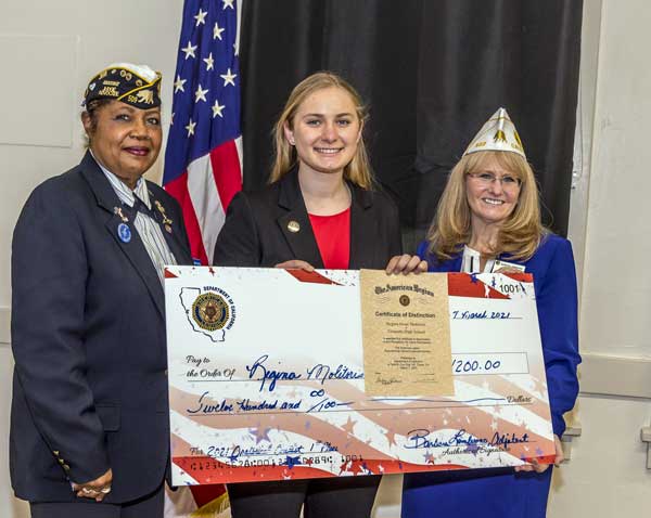 Department oratorical contest winners receive $8,600