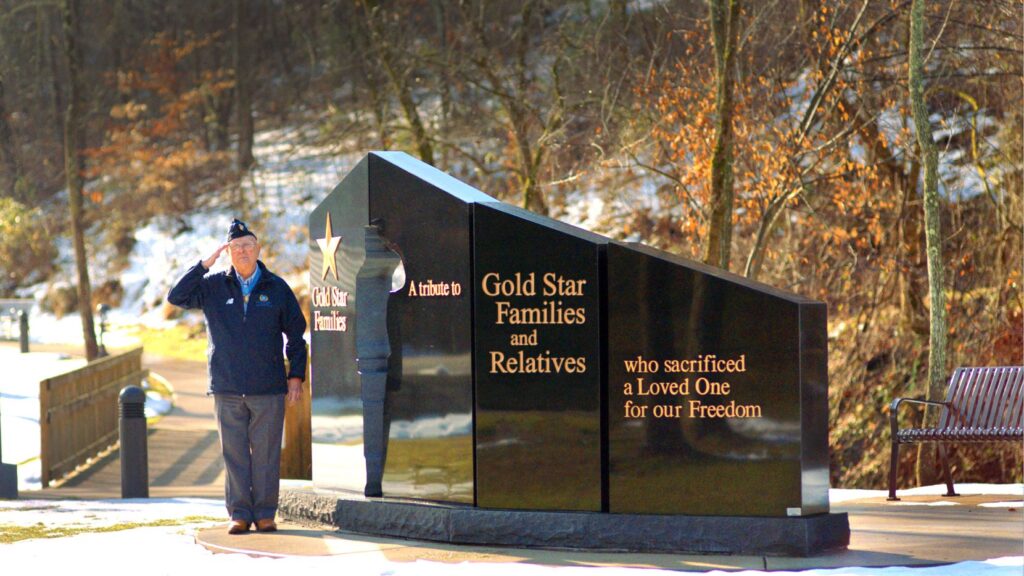woody williams and gold star monument