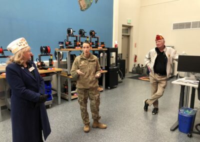 Travis Air Force Base -- National Commander Dillard California visit 2021