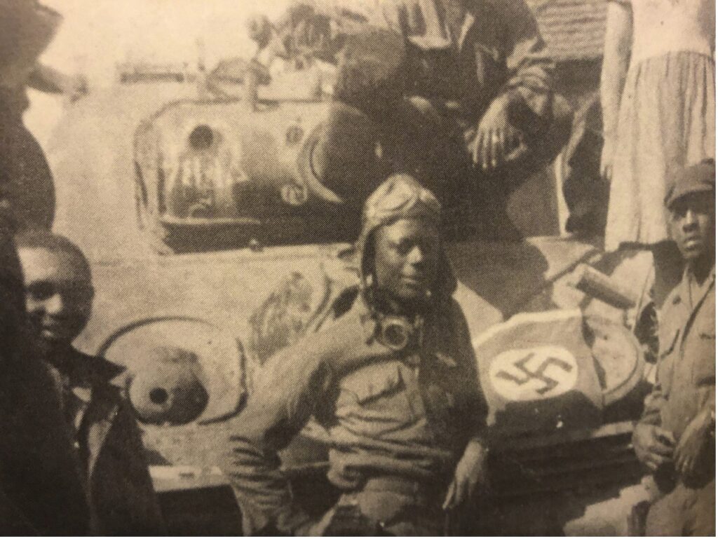 James Baldwin (center) served in the Army’s all-black 784th Tank Battalion