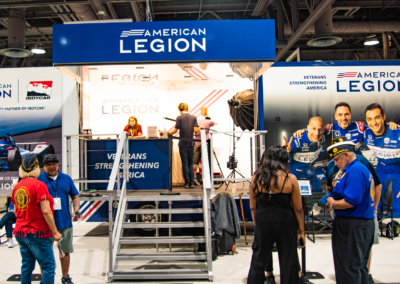 American Legion booth at the Long Beach Grand Prix