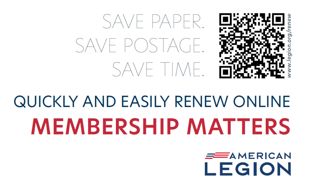 american legion membership renew qr code