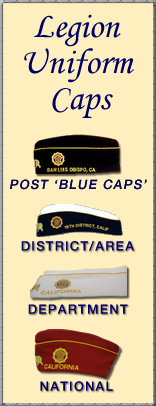 Legion uniform caps