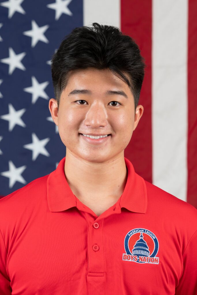 Ryan Jung of California was elected president of the historic 75th session of Boys Nation in 2021.