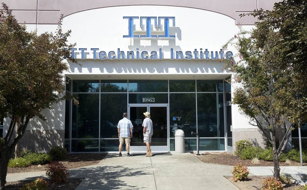 ITT Educational Services, which operated vocational schools on 130 campuses across 38 states, abruptly closed in September 2016. (Rich Pedroncelli/AP)
