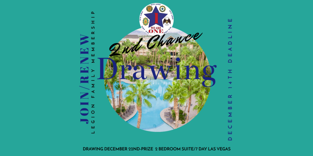 2nd Chance Drawing Las Vegas-Legion Family