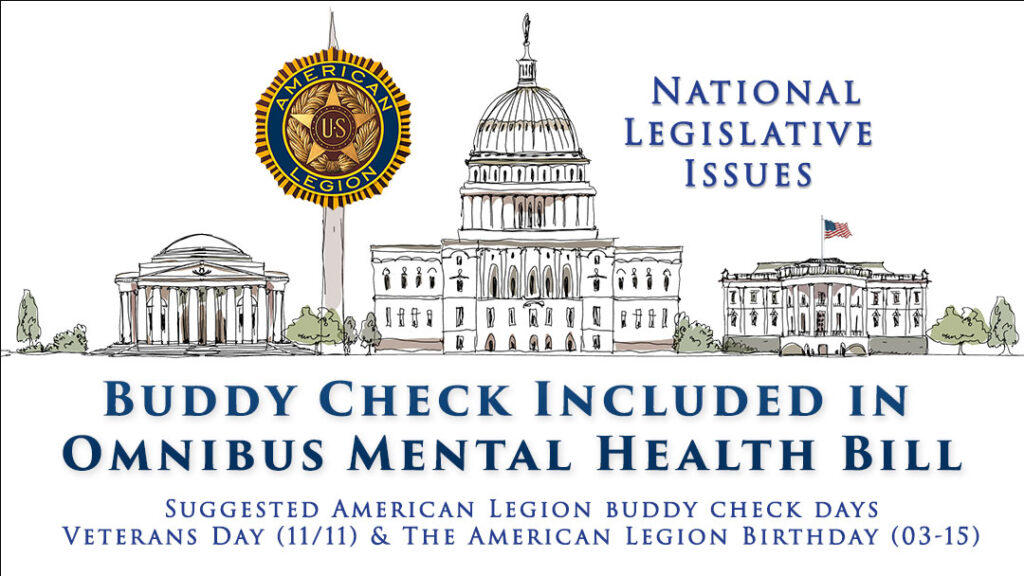 Buddy Check included in Omnibus Health Bill
