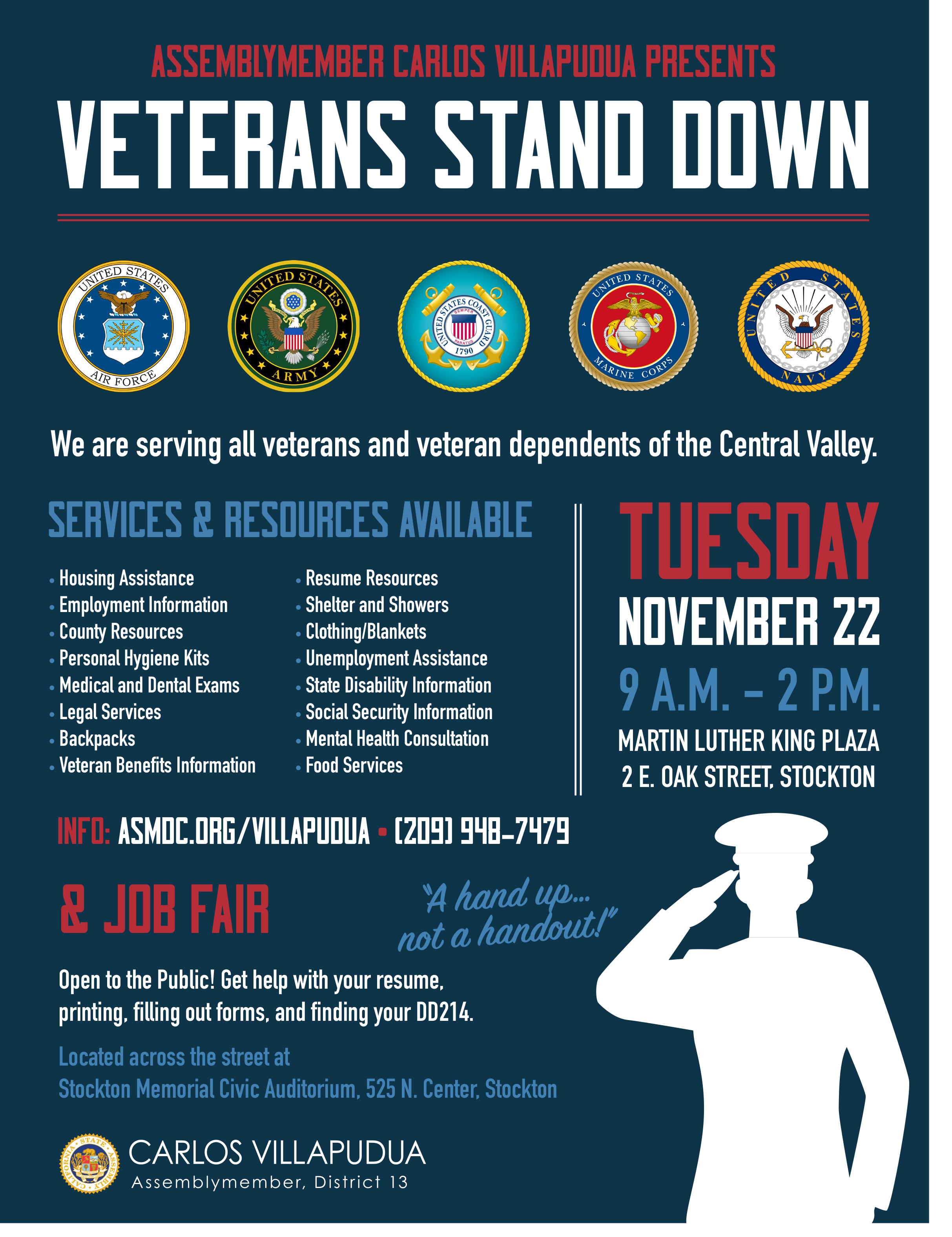 San Joaquin County Veterans Stand Down California American Legion