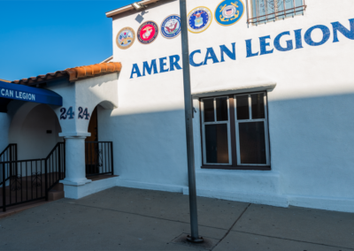 Outside wall of American Legion Post 139