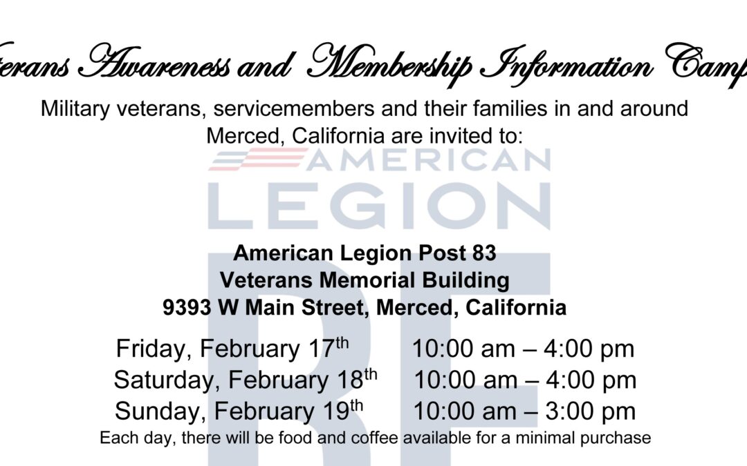 Veterans Awareness and Membership Information Campaign