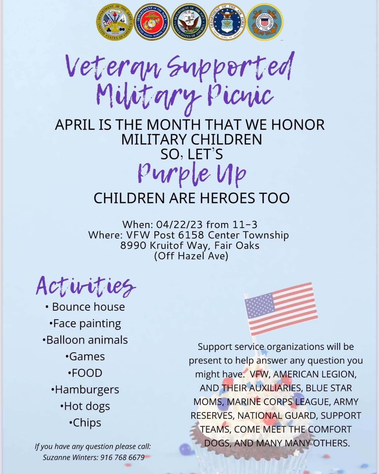 Veteran Supported Military Picnic | California American Legion