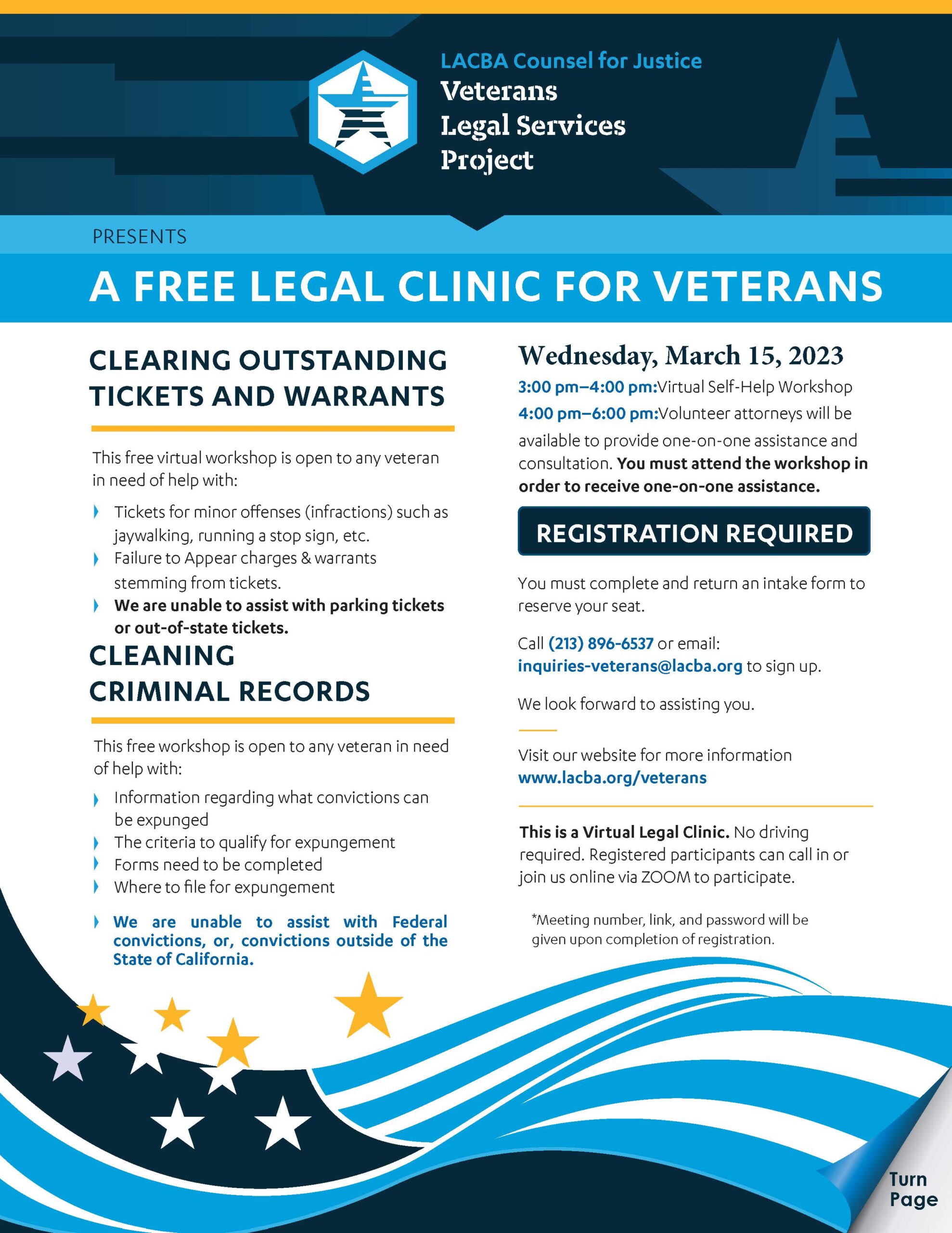 LACBA Record Clearing Clinic Flyer