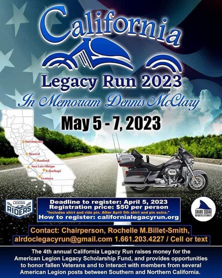 California Legacy Run California American Legion