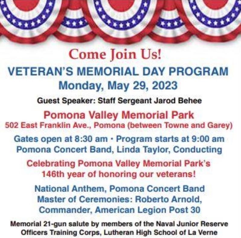 Memorial Day Program