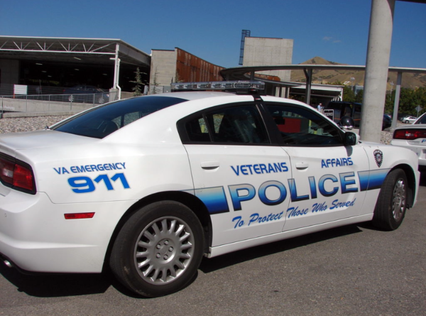 A police car for the United States Department of Veterans Affairs