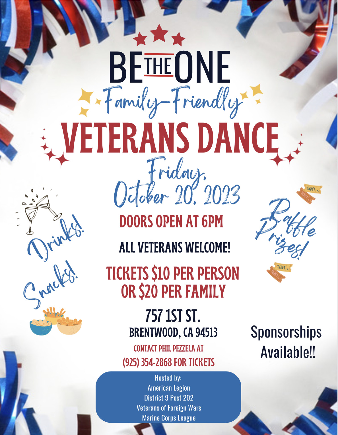 Be the One Veterans Dance California American Legion