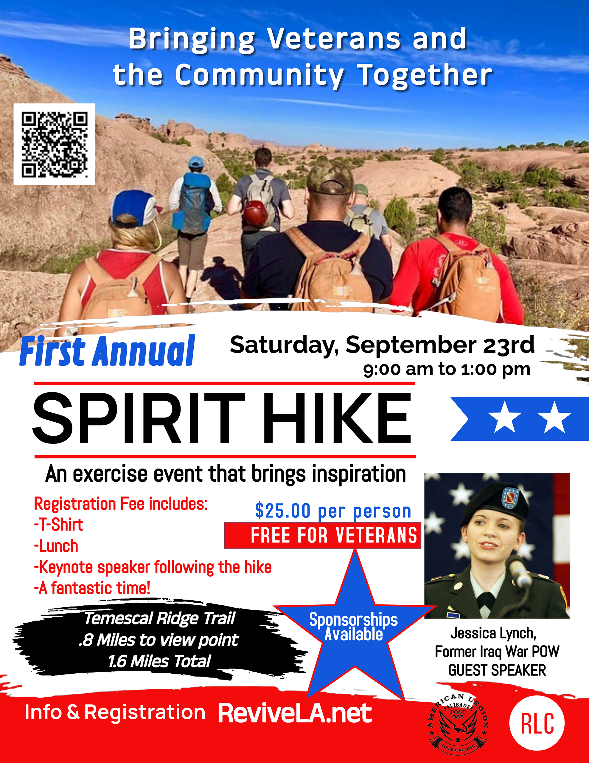 The First Annual Spirit Hike: Bringing Veterans and the Community Together