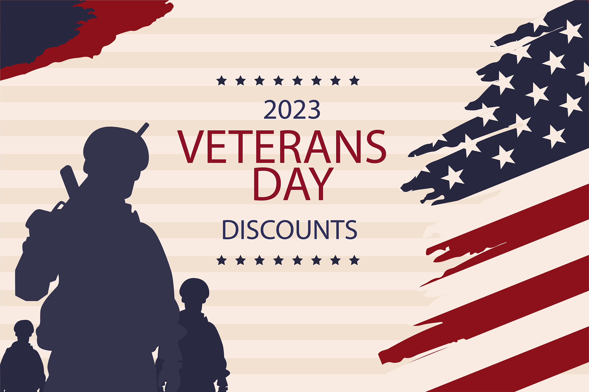 2023 Veterans Day retail discounts, free meals and other offers