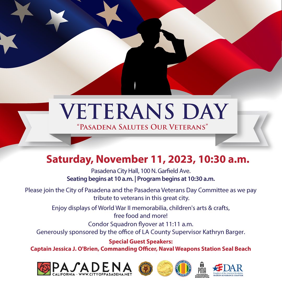 “Pasadena Salutes Our Veterans” | California American Legion