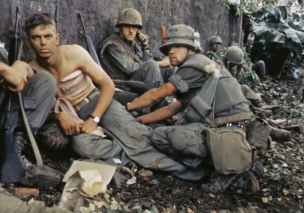 Wounded U.S. Vietnam War Soldier 