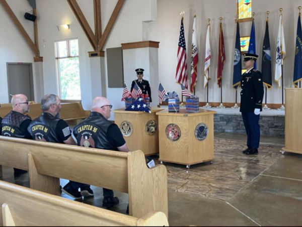 American Legion Riders Chapter 95 escort unclaimed veterans