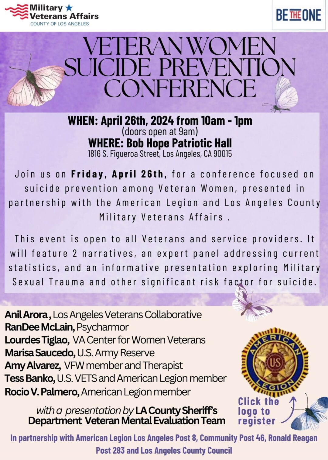 Veteran Women Suicide Prevention Conference Organized by Woman Veteran ...