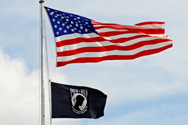 American and POW/MIA flag
