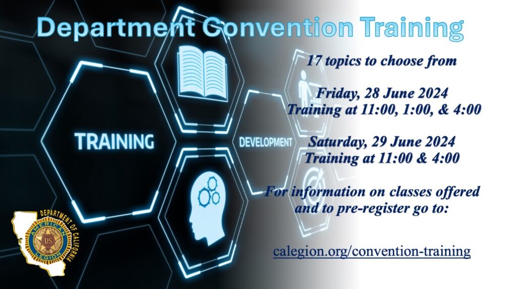 Department Convention Training