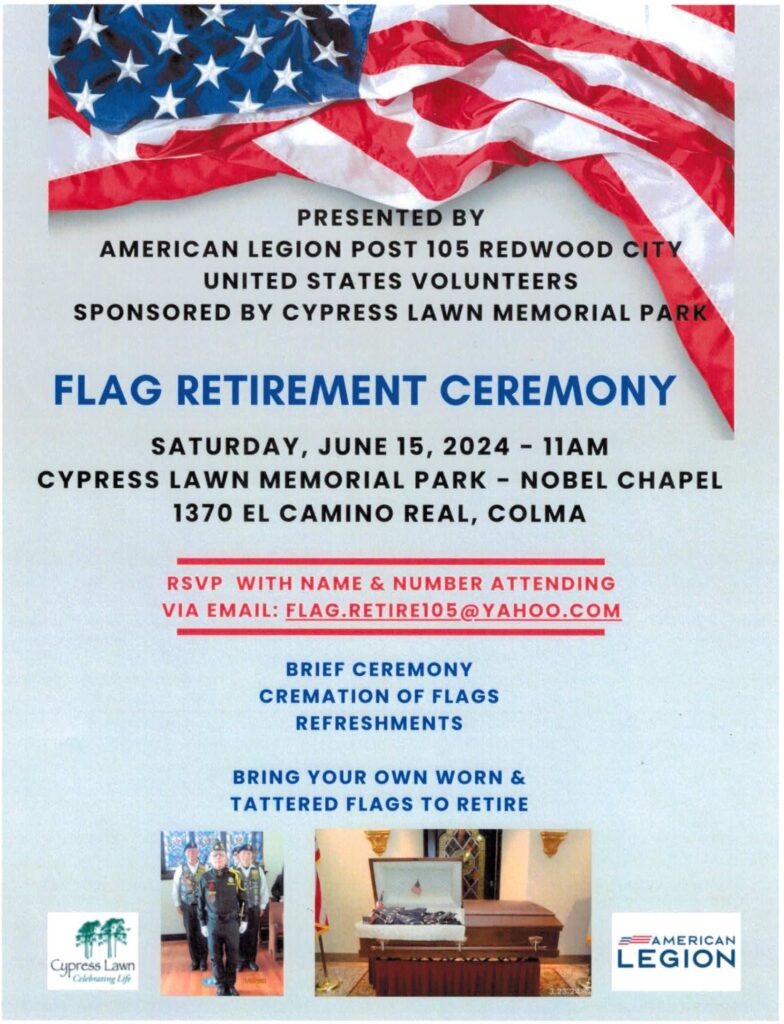 Flag Retirement Ceremony | California American Legion