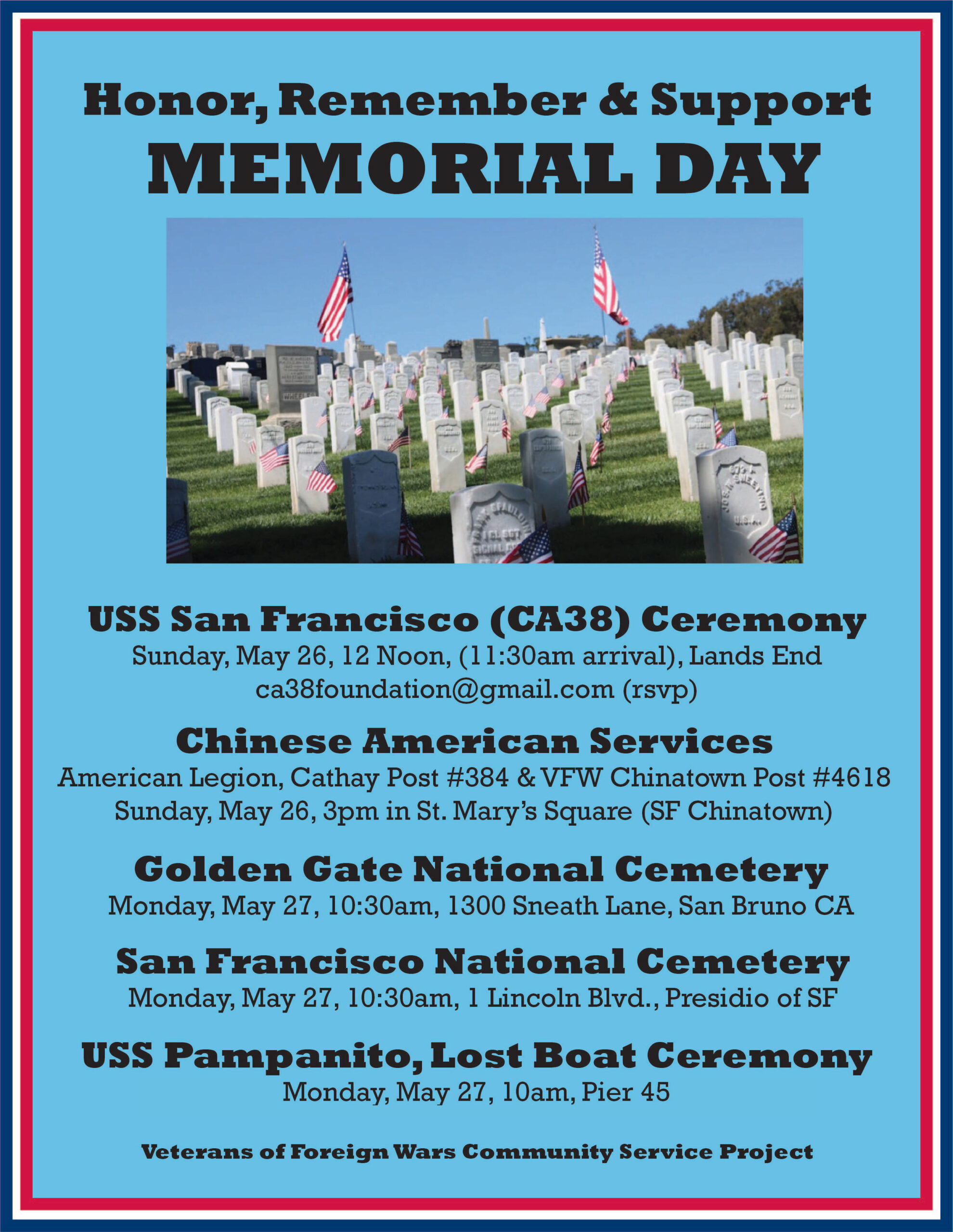 San Francisco Memorial Day events