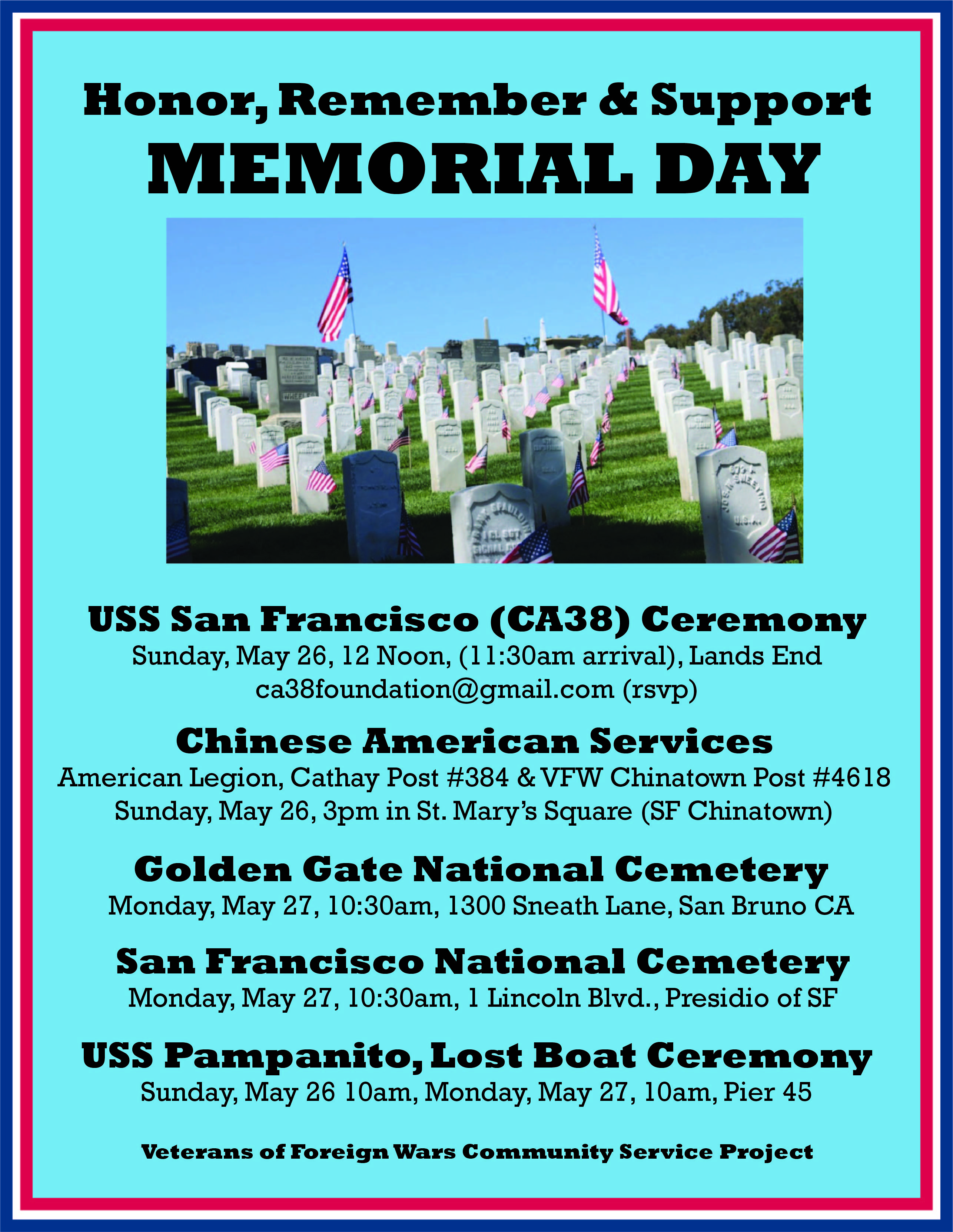 San Francisco Memorial Day Events