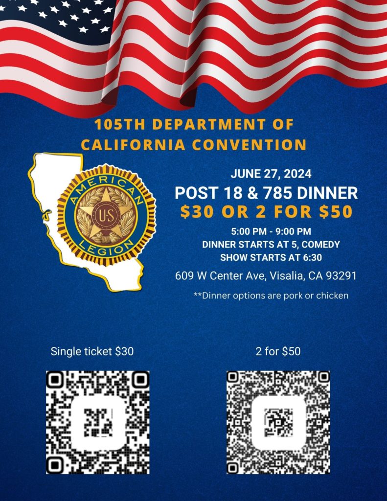 Post 18 & Post 785 Dinner and Comedy Show