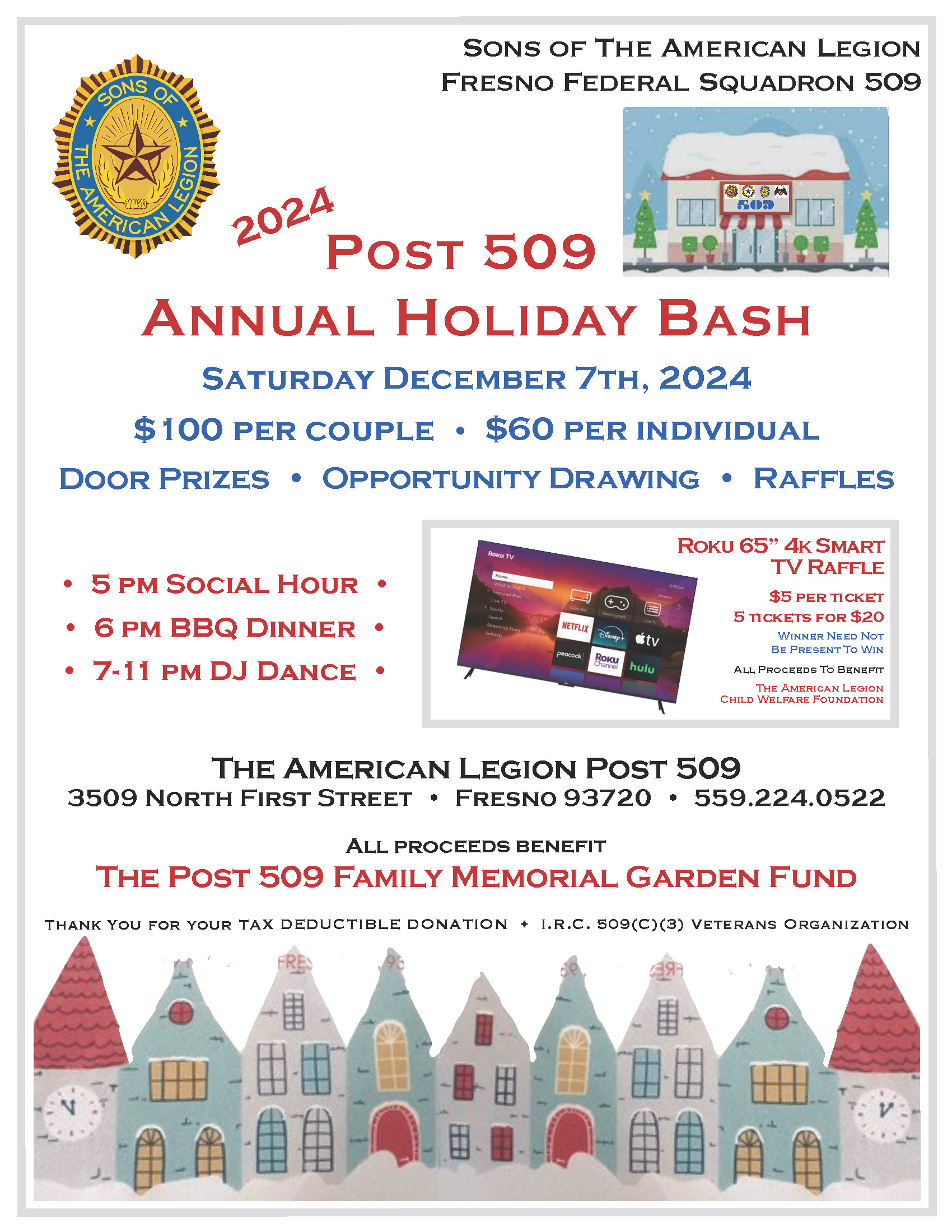 Post 509 Annual Holiday Bash