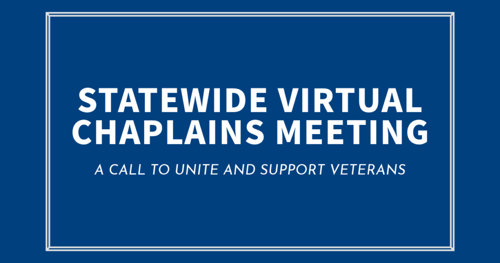 Statewide Virtual Chaplains Meeting