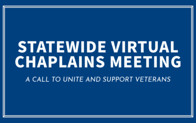 Statewide Virtual Chaplains Meeting – A Call to Unite and Support Veterans