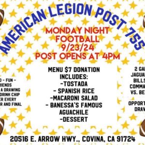 American Legion Post 755 Monday Night Football